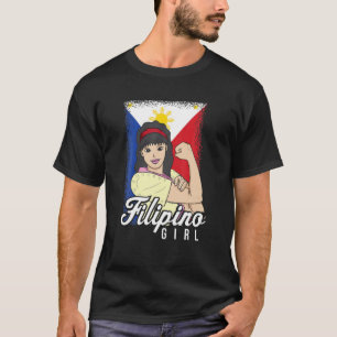T-shirt Fille philippine fière Pinoy Pilipina Patriotic St