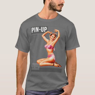 T-shirt Fille Pin Up Magazine Pin Up Vintage 34