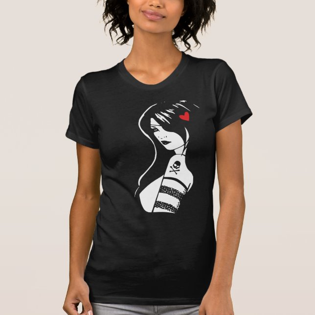 T-shirt fille pirate (Devant)