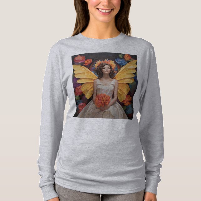 T-shirt fille pleine d'espoir (Devant)