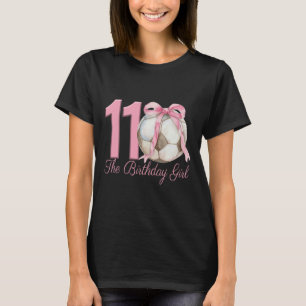 T-shirt Fille pour son 11e anniversaire Foot Ll Coquette N