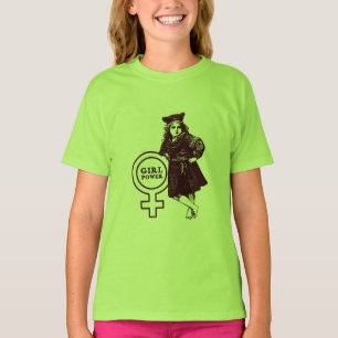 T-shirt Fille Power Vintage Pour Les Filles Choisissez Vot