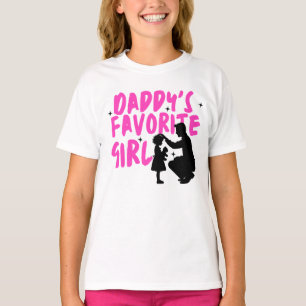 T-shirt Fille préférée de papa