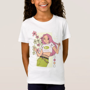T-shirt Fille Pretty in Pink Mode Rose Mignonne