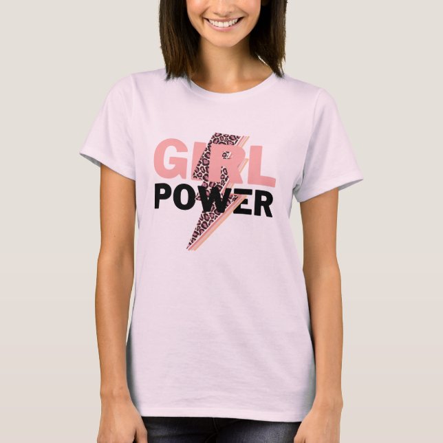T-shirt fille puissance (Devant)