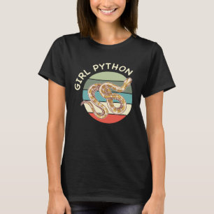 T-shirt Fille Python Vintage balle Python animal animal an