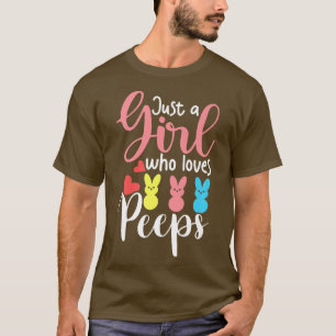 T-shirt Fille qui aime lapins heureux lapin de Pâques R