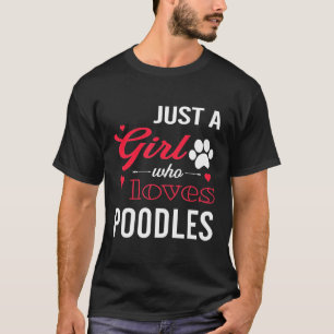 T-shirt Fille qui aime les canicules femmes chien