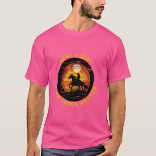 T-shirt Fille qui aime les chevaux drôle L'heure équestre