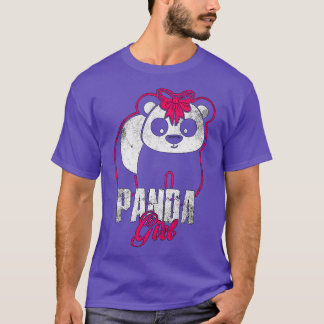 T-shirt Fille qui aime les Pandas Fille Panda