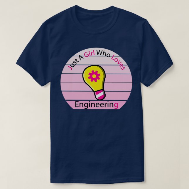 T-shirt fille qui aime quotEnergy quot d'ingénierie (Design devant)