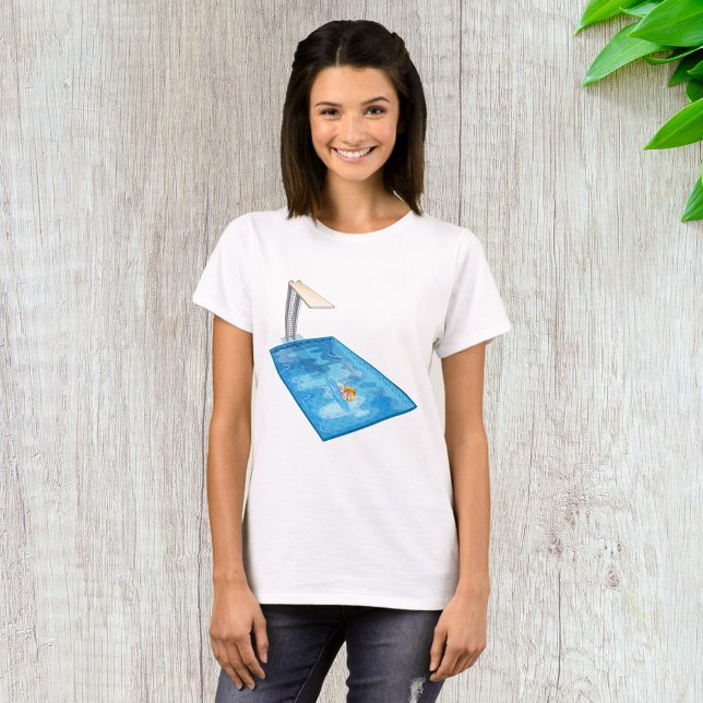 T-shirt Fille qui nage (Créateur téléchargé)