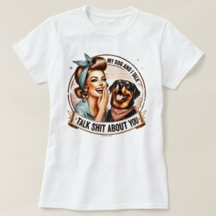 T-shirt Fille Rétro Impertinente – Mon Chien et Mo