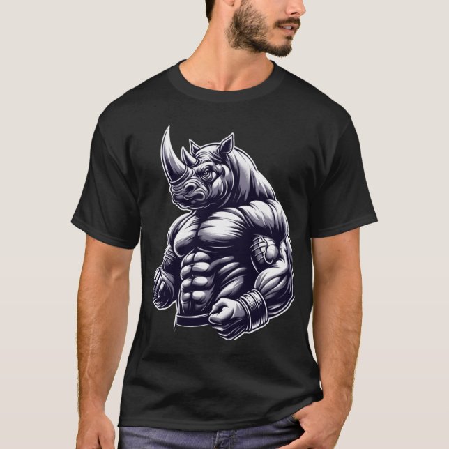 T-shirt Fille Rhino Gym 03 (Devant)