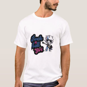 T-shirt Fille Rock N Roll