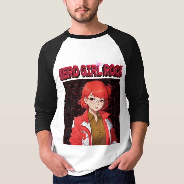 T-Shirt Fille Rock Nerd (Devant)