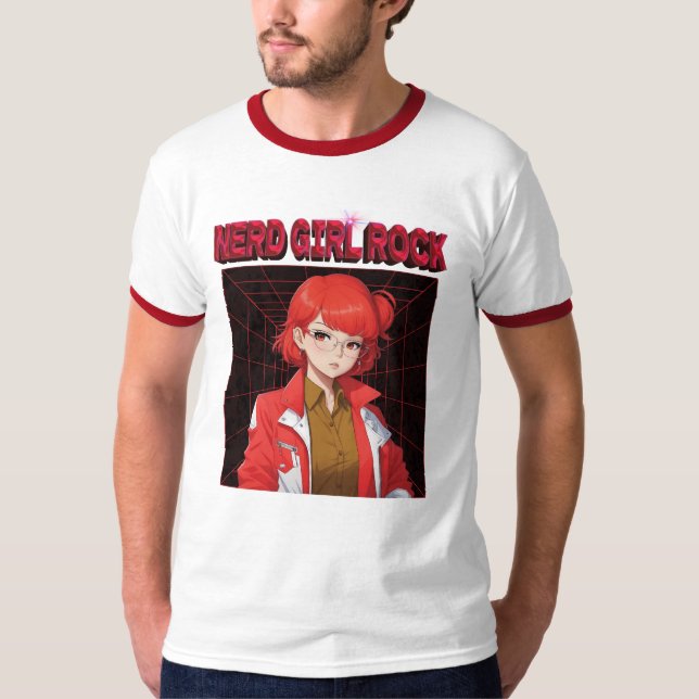 T-shirt Fille Rock Nerd (Devant)