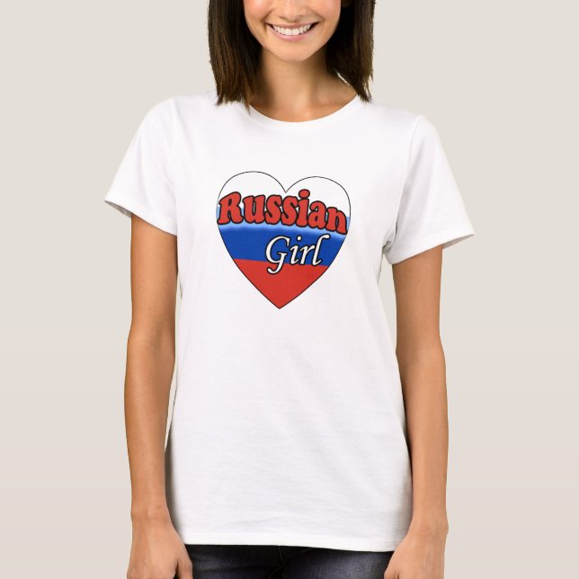 T-shirt Fille russe (Devant)