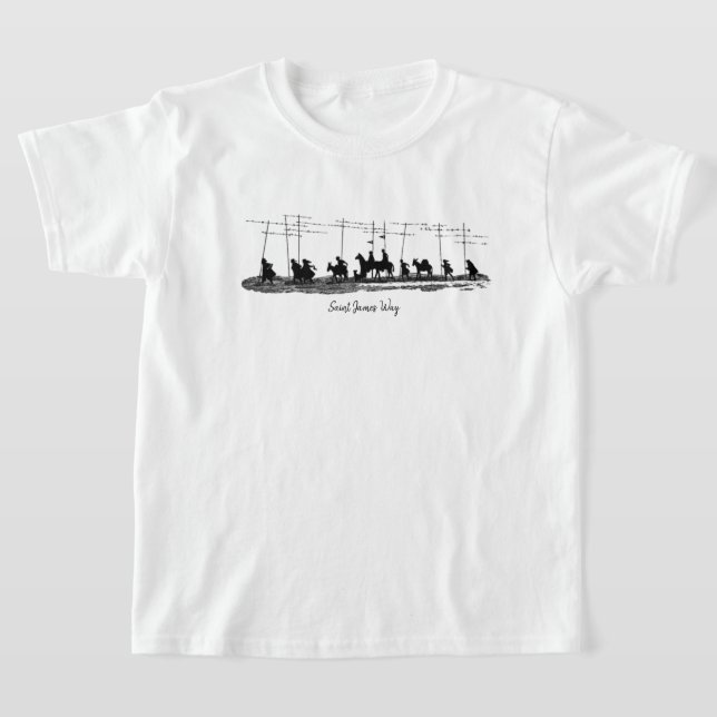 T-shirt fille Saint James Way (Poser)