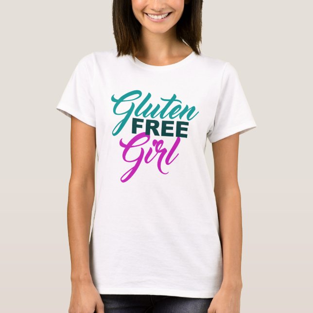 T-shirt Fille sans gluten (Devant)