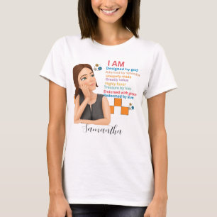 T-shirt fille sarcastique personnalisée pour ado spirituel