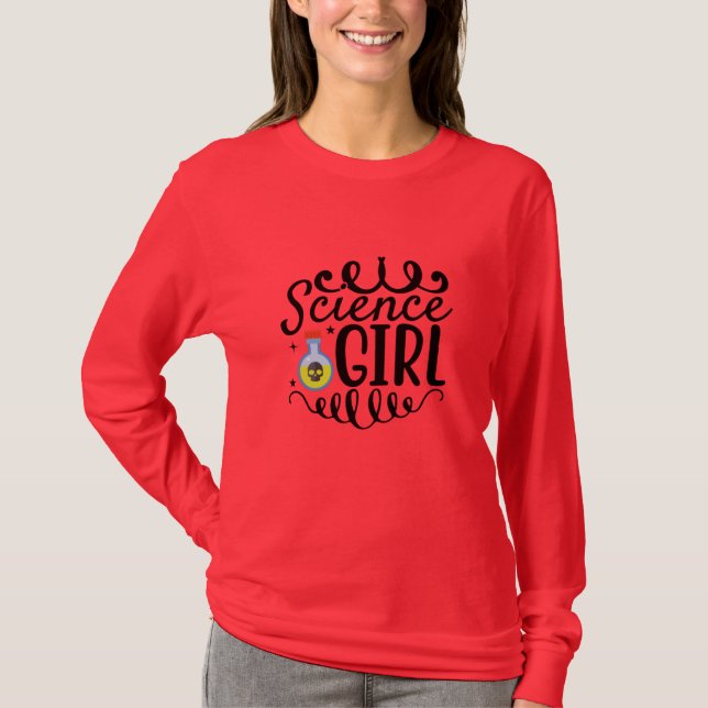 T-shirt Fille scientifique (Devant)