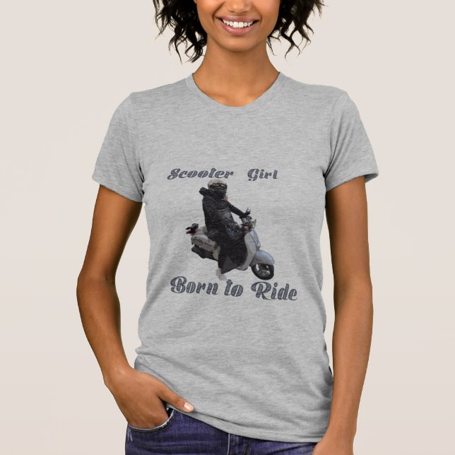 T-shirt fille scooter (Devant)