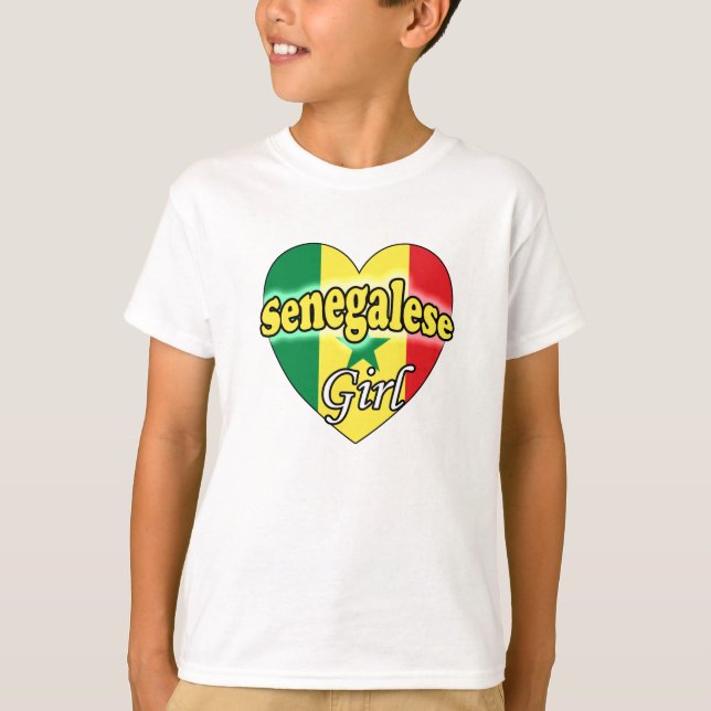T-shirt Fille sénégalaise (Devant)