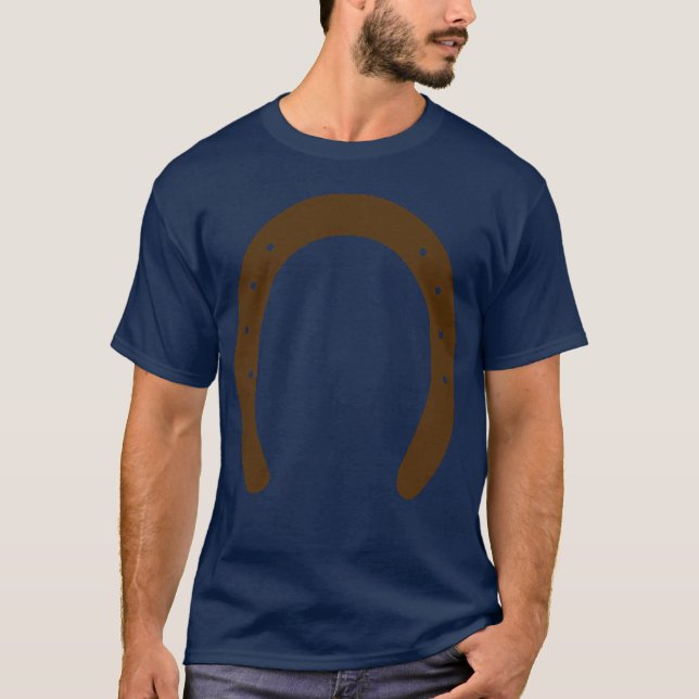 T-shirt fille silhouette de chaussure de cheval (Devant)