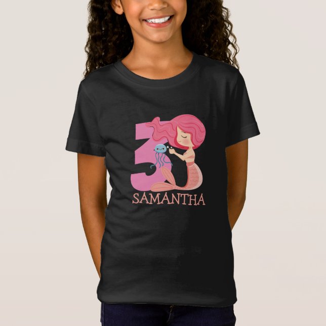 T-Shirt Fille sirène (Devant)
