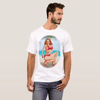 T-shirt Fille sur la plage