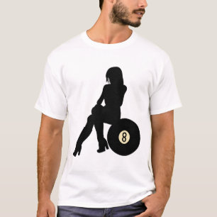 T-shirt Fille sur une boule 8