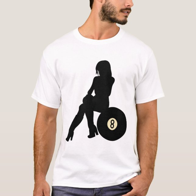 T-shirt Fille sur une boule 8 (Devant)