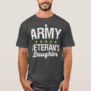 T-shirt Fille T des anciens combattants de l'armée1733