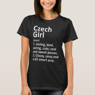 T-shirt FILLE TCHÈQUE RÉPUBLIQUE TCHÈQUE   Racines du pays