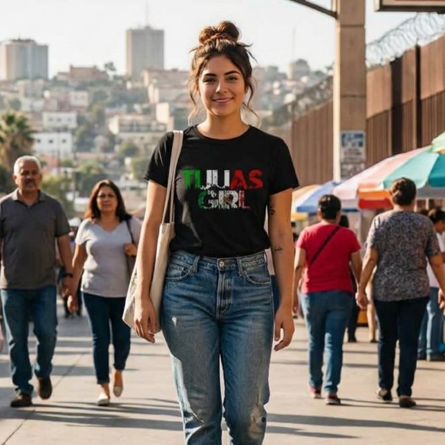T-shirt fille Tijuas (Tijuas Girl tshirt-Tijuana tshirt)