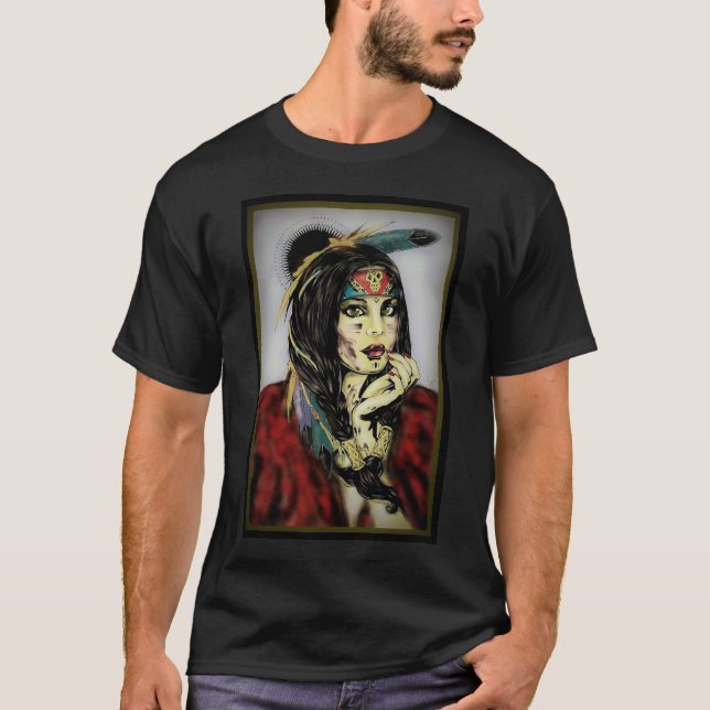 T-shirt fille tribale (Devant)