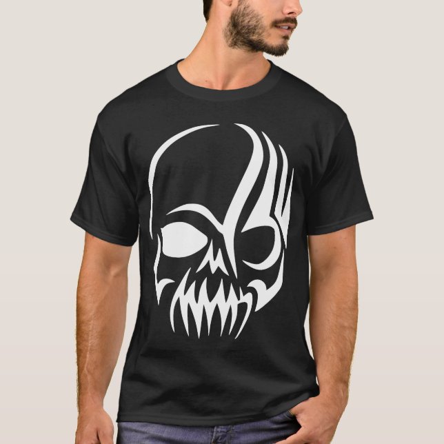 T-shirt fille tribale Halloween (Devant)