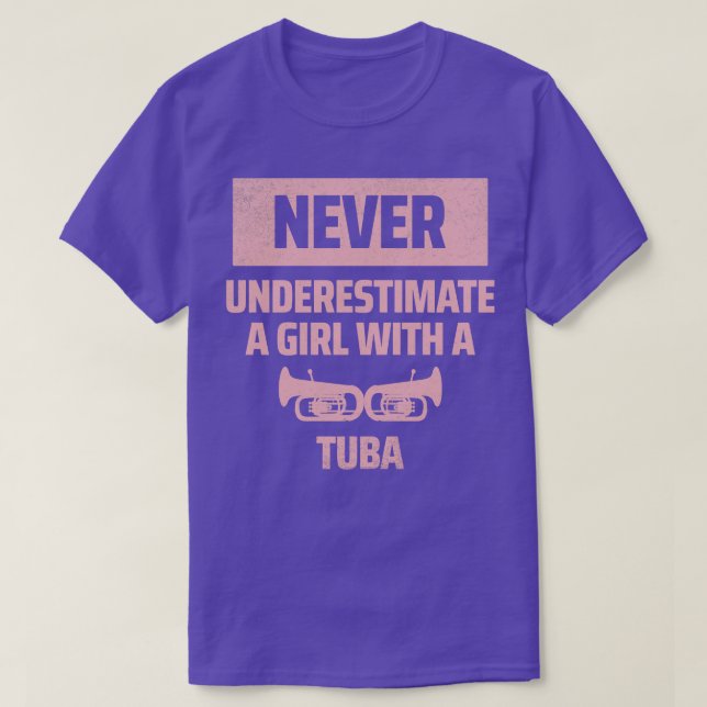 T-shirt fille tuba (Design devant)