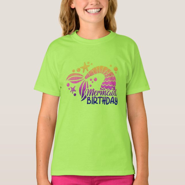 T-shirt fille Unicorn (Devant)