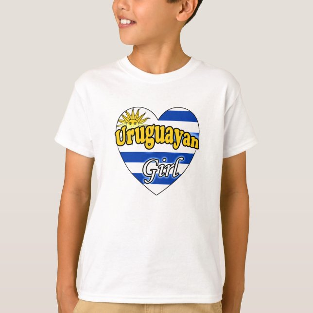 T-shirt Fille uruguayenne (Devant)