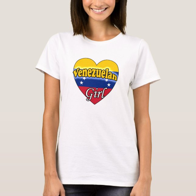 T-shirt Fille vénézuélienne (Devant)