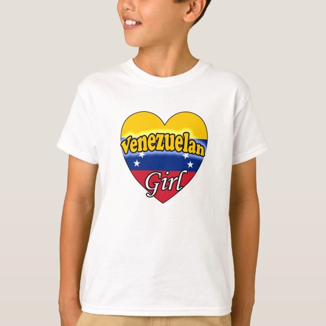 T-shirt Fille vénézuélienne (Devant)