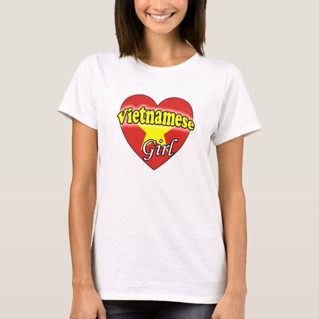T-shirt Fille vietnamienne (Devant)
