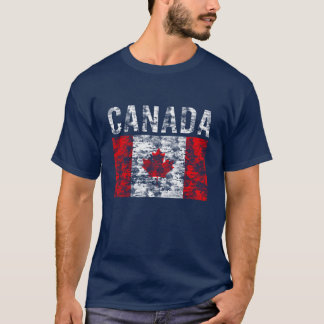 T-shirt Fille vintage du Canada