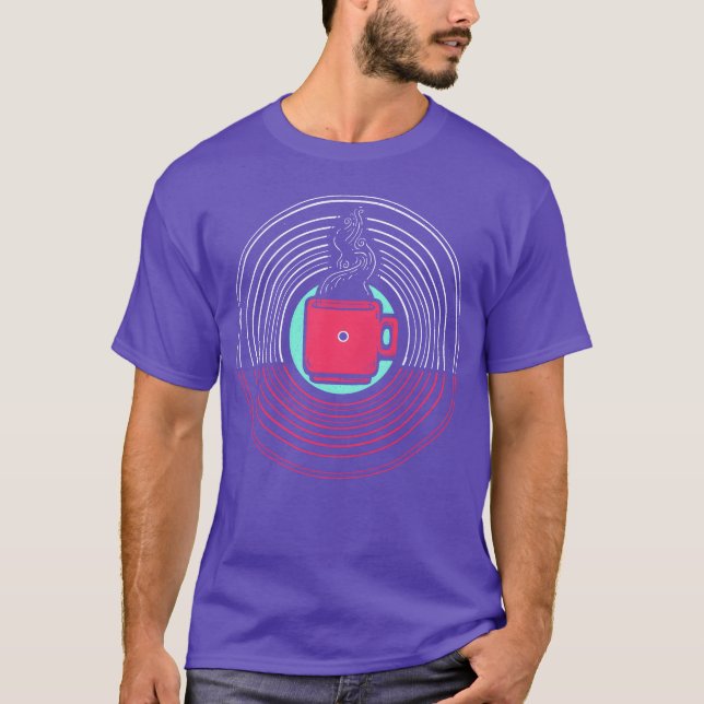 T-shirt Fille vinyle Espresso (Devant)