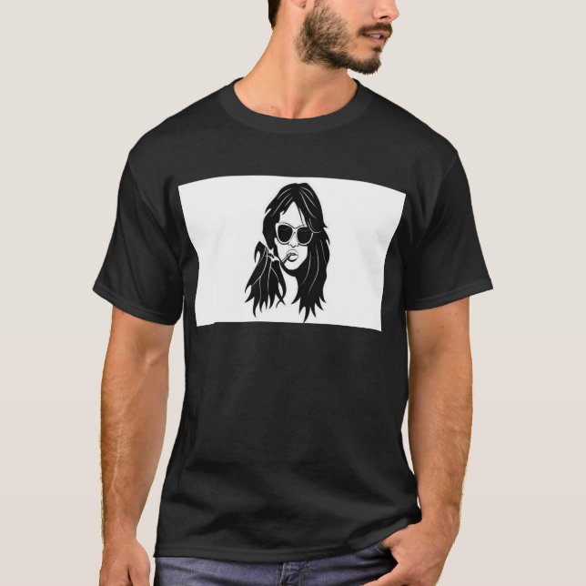 T-shirt Fille vivace aux nuances (Devant)