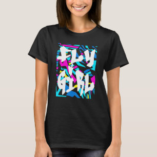 T-shirt Fille volante 80s 90s Retro Femmes filles 1