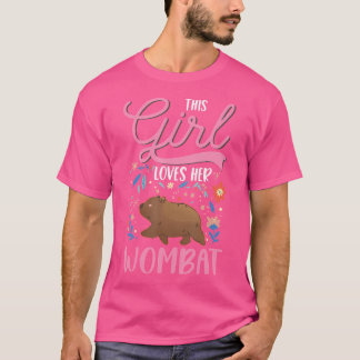T-shirt Fille Wombat