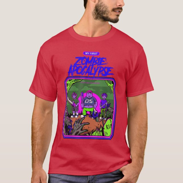 T-shirt Fille zombie Halloween Horreur (Devant)